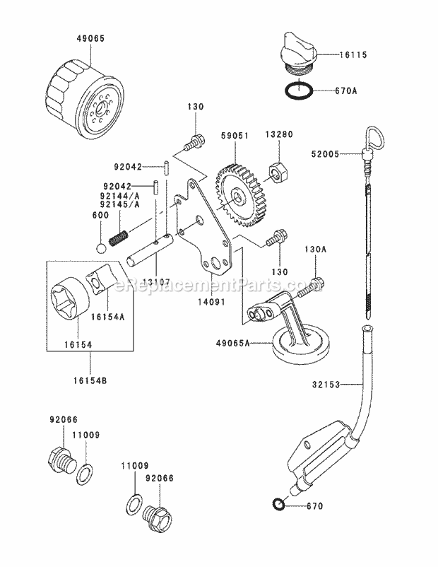 Fd791d-Cs05 Lubrication Equipment Diagram and Parts List for M60-KW 53AJ8CT6050 Cub Cadet Sprayer